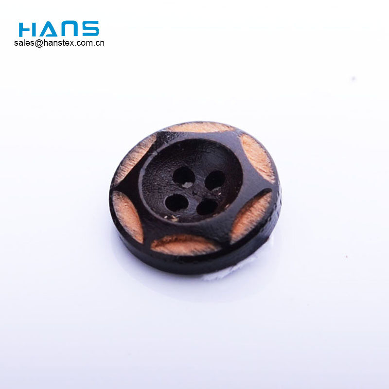 Botón de madera de moda de Kurta del proveedor de Hans China