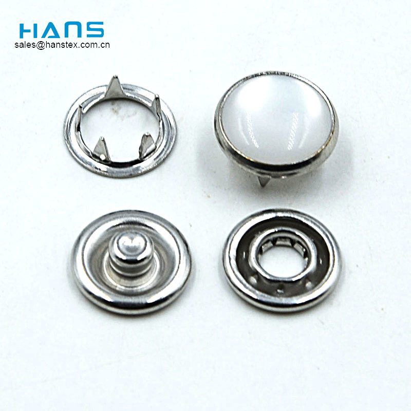 Hans Fabricantes en China Moda Pearl Prong Snap Button
