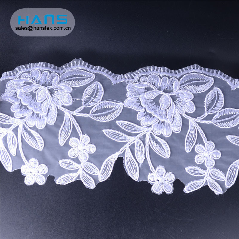 Hans ODM / OEM diseño vestido blanco encaje