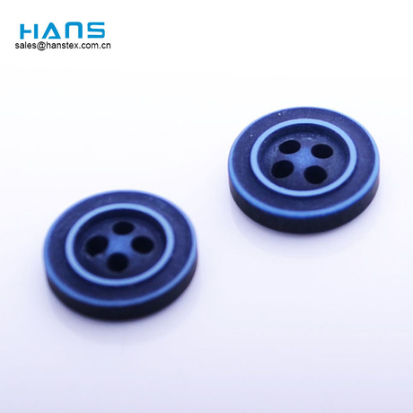 Nuevo botón de varilla de poliéster hermoso personalizado