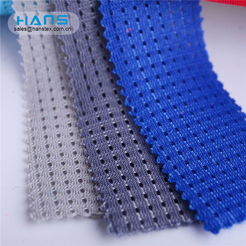 Tejido de poliéster de malla micro neto de China al por mayor de Hans
