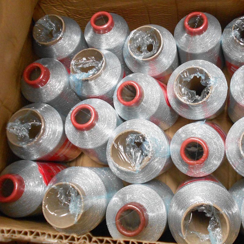 Hilado de punto metálico más popular y más caliente teñido en caliente de Hans