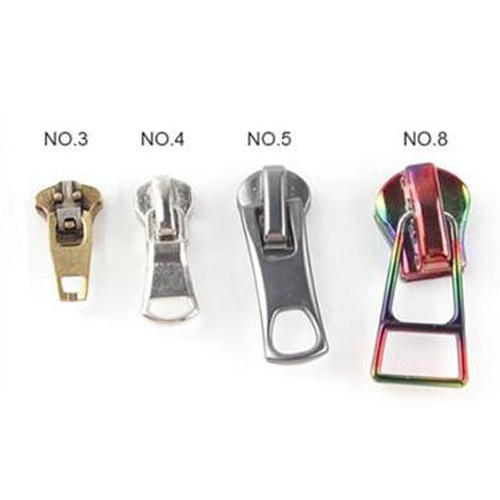 Hans muestra gratis precio de fábrica Zinc Alloy Zipper Slider