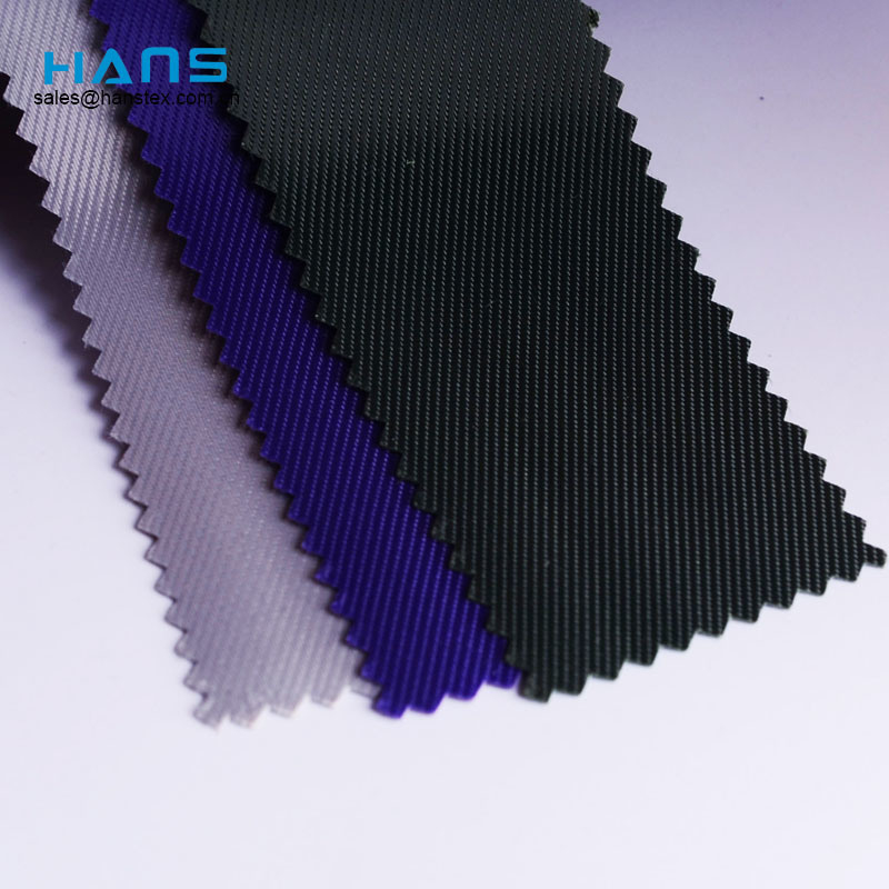 Hans Factory vende directamente tejido de poliéster recubierto de PVC de color