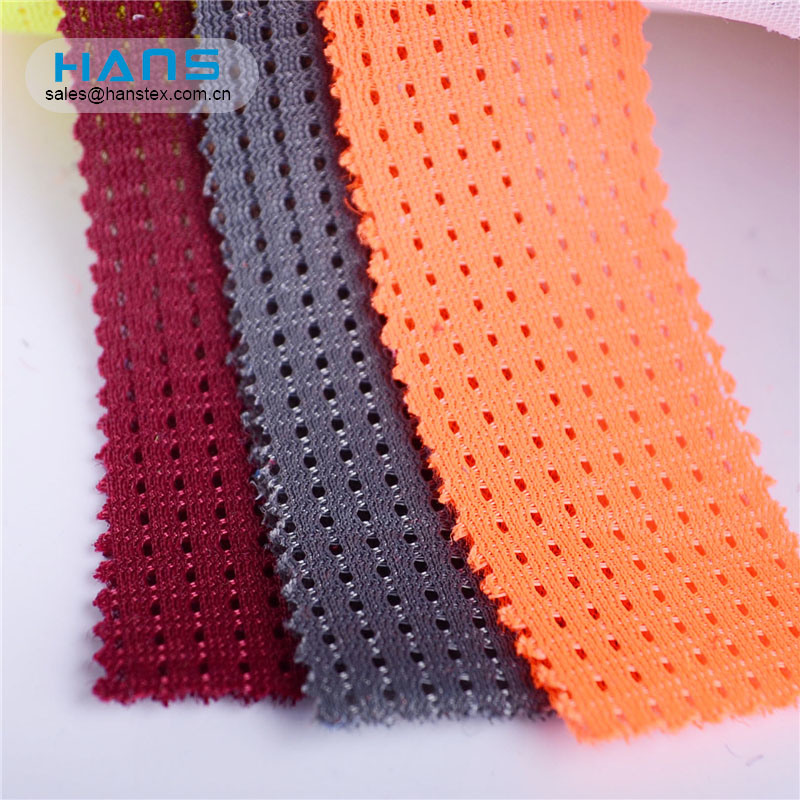 Tejido de poliéster de malla micro neto de China al por mayor de Hans