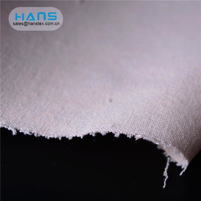 Tela de lona revestida cómoda de precio competitivo de Hans para bolsos