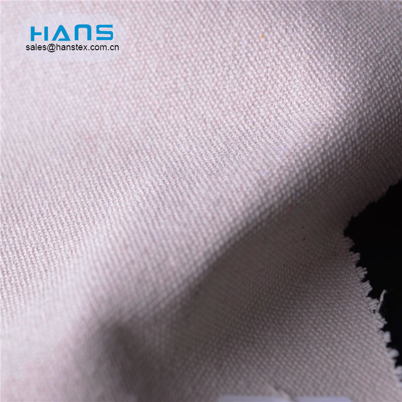 Tela de lona revestida cómoda de precio competitivo de Hans para bolsos