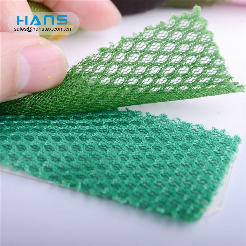Hans Made in China Polyester Stiff Poly tejido de malla antimicrobiano
