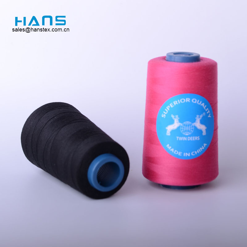 Hans New Products 2019 hilo de poliéster hilado de alta resistencia