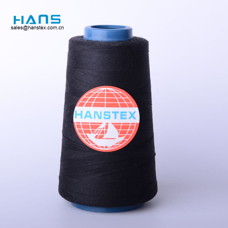 Hans New Products 2019 hilo de poliéster hilado de alta resistencia