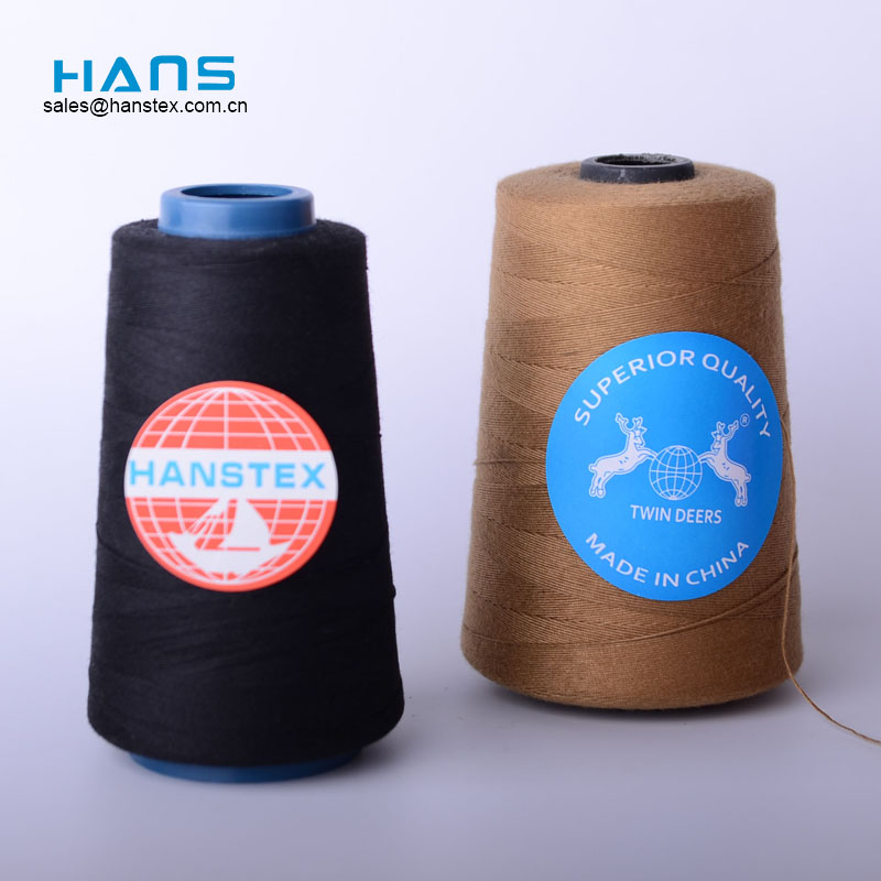 Hans New Products 2019 hilo de poliéster hilado de alta resistencia